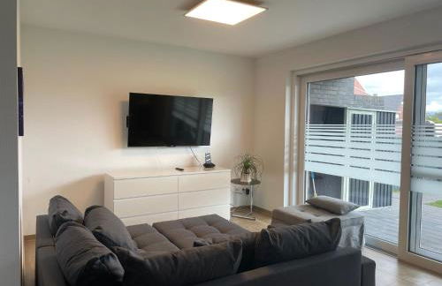 Ruhig gelegene EG-Neubauwohnung & Garten, überdachte Terrasse, Insektenschutz, Fußbodenheizung, EBK für max 7 Personen - Foto 22