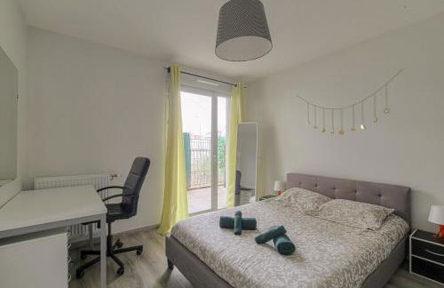 T3 calme & lumineux - idéal familles & pros à Villeurbanne - Foto 7