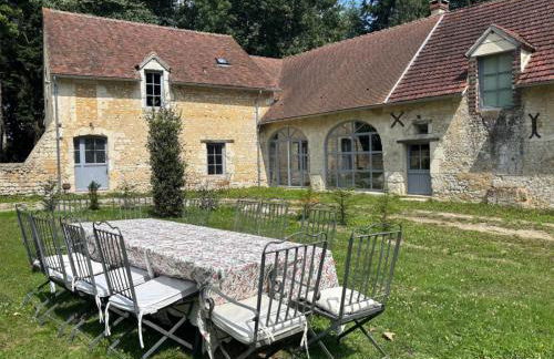Manoir XV et Grange avec Piscine chauffée privée - Foto 36