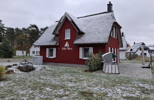 Modernes Reetdach-Ostseeferienhaus Bella Mare, Insel Usedom mit Sauna, Kamin & Sonnenterrasse - Foto 48