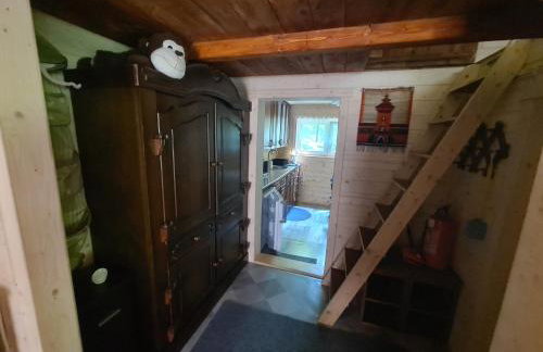 Duży drewniany domek nad rzeką, Obidza 381, Łącko - Foto 11