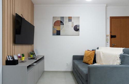 Central novo 2 quartos com Ar- Q e F home office - Foto 23