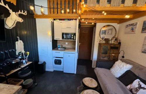 Les Menuires centre! Chaleureux studio sur les pistes! - Foto 7