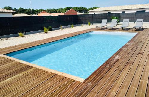 L'Océane Villa 8 pers. PISCINE CLIM WIFI océan - Foto 5