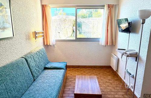 Studio 4 pers, balcon vue mer, Wi-Fi inclus - FR-1-827-22 - Foto 7