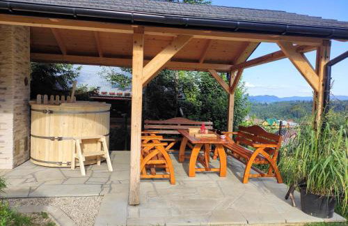 Borowikowe Zacisze drewniane domy z kominkami - Foto 31