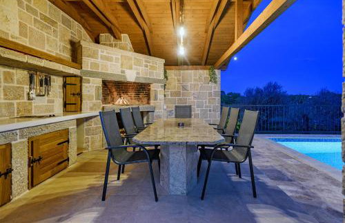 Luxury Stone villa with pool - Briševo - Foto 21