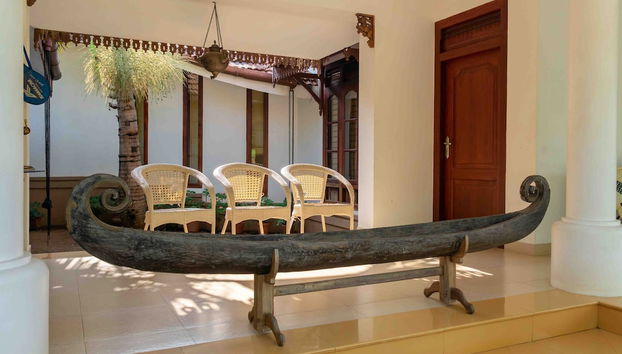 Coin salon dans le hall