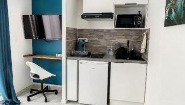 STUDIO COSY HYPER CENTRE GARE AMIENS WIFI NETFLIX 2 PERS - Foto 5