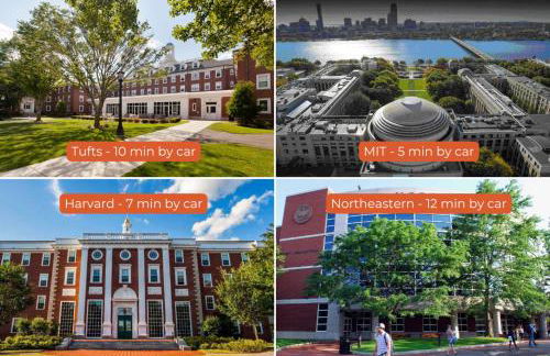 Cambridge Boston 3BR2Bth Parking W&D Subway AC - Foto 49