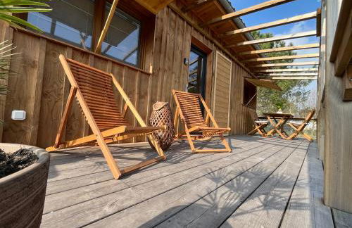 Chalet du Courlis, les cabanes océanes-MONTA - Foto 12