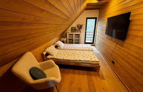 Bór i Woda - klimatyczny, drewniany dom w sercu jezior i lasów - Foto 6