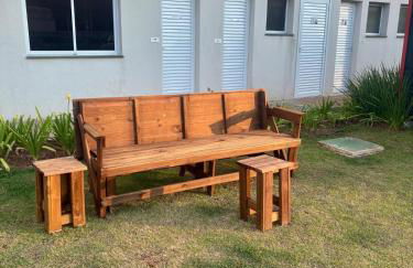 Studio Home Office Completo Cama Queen e Ar Condicionado Vista Panorâmica - Foto 28