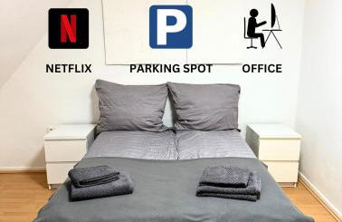 Moderne Wohnung mit Arbeitsplatz, Netflix, Nespresso & privatem Stellplatz - Foto 1