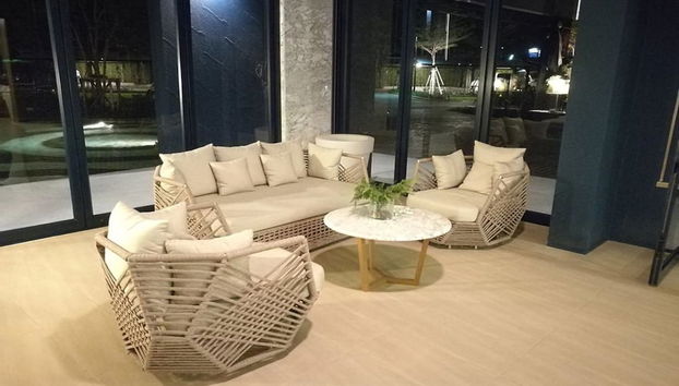 Zona de estar del vestíbulo