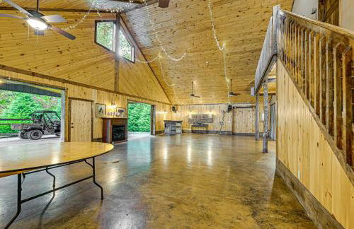28 Acres Home with Barn and Fire Pit Near Franklin! - Foto 25