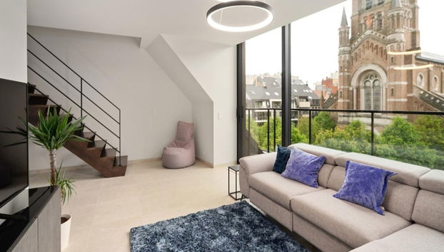 Apartment in Blankenberge Near the Beach - Foto 5, Sala de estar