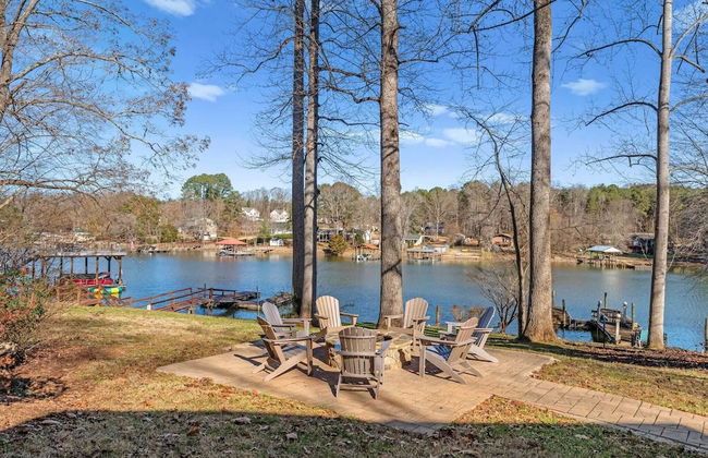 Waking Up Norman Lakefront Getaway, Fire Pit & Lake Views - Foto 2