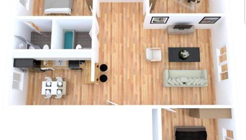 Le Bleu - Parking - 2 chambres - 1 bureau - Foto 2