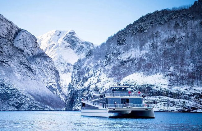 Winter Fjord Tour to Nærøyfjord, Flam and Stegastein from Bergen - Photo 1
