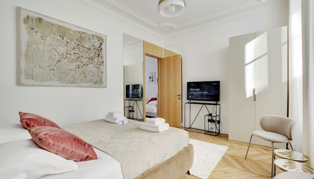 Welcoming Apartment - 3br/6p - Passy/tour Eiffel - Foto 5, Habitación