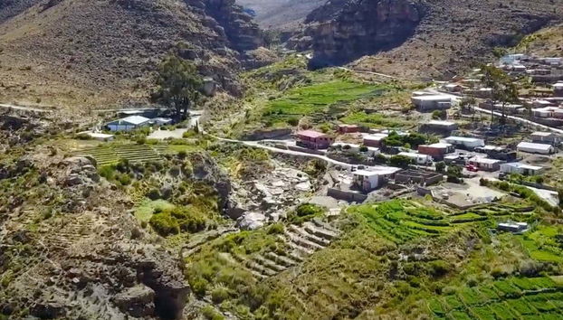 Vista dal punto di vista di Chusmiza