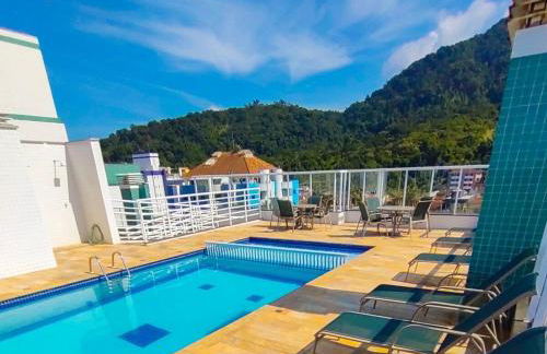 Apartamentos a 200m praia das Toninhas - Condomínio Vista Verde | Piscina na Cobertura com vista Espetacular - Foto 38