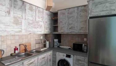 Cozy Studio in Beautiful Apollonas Beach Naxos - Foto 3, dishwasher, minibar