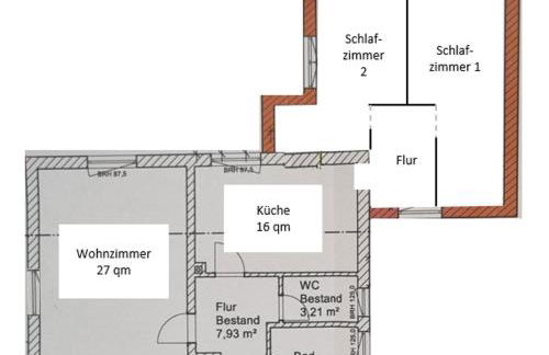 Großzügige 96 qm Wohnung mit 2 Schlafzimmern und großem Wohnzimmer - Foto 10