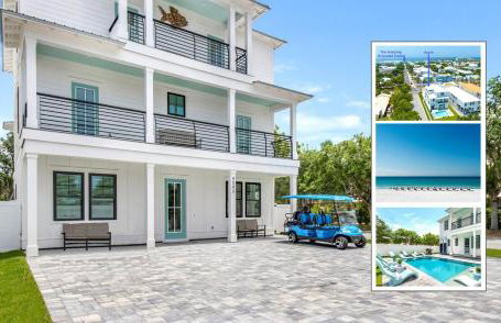 Azure! Sleeps 22! Golf Cart! Beach Access! Pool - Foto 1