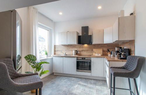 Stilvolles City-Apartment I WLAN l Küche I Zentral I 8P - Foto 44