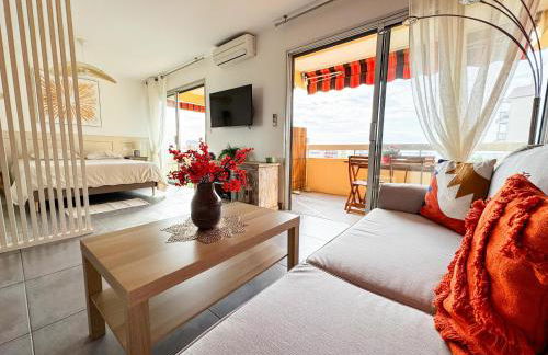 Appartement Eléa, Vue sur Mer, T1 sur Fréjus à 150m des plages - Foto 15