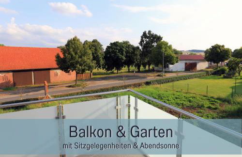 Ferienhaus Höckelheim - Savanna Lodge - barrierefrei - 3 Schlafzimmer-bis 6 Gäste - nahe Göttingen - 100 qm - Babies reisen gratis - Terrasse, Garten & Grill - vollausgestattete Küche mit Spülmaschine - Klimaanlage, Fußbodenheizung & Raffstores - Photo 31
