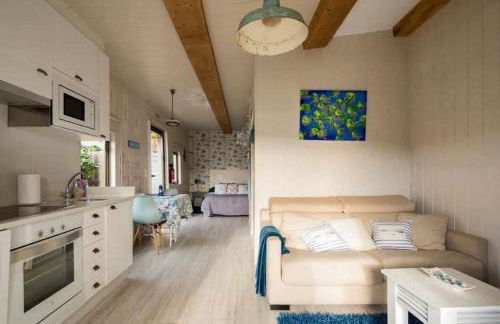 Mar no Camiño Terraza, chimenea de leña y bañera con vista al mar - Foto 9