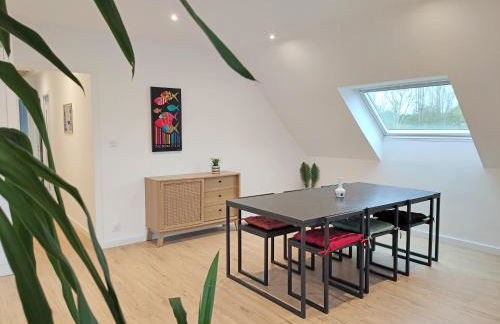 Villa Bel'Odet, appartements modernes au calme, terrasses pour les T2, grand jardin et parking gratuit, à 5 min des plages de Bénodet - Foto 14