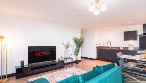 Luxury 2 Bed Apartment In Central Leeds Sleeps 6 - Foto 5