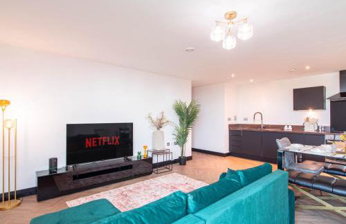 Luxury 2 Bed Apartment In Central Leeds Sleeps 6 - Foto 5