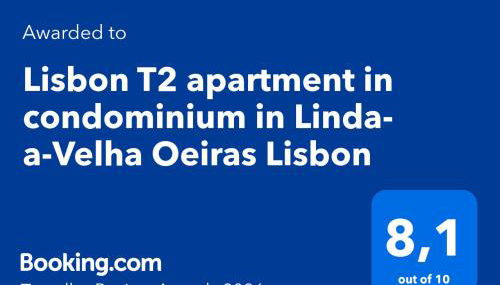 Lisbon T2 apartment in condominium in Linda-a-Velha Oeiras Lisbon - Foto 2