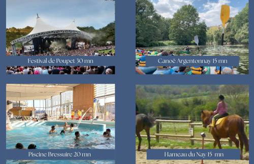 Grand Gîte Le Saule en Scie - 3 étoiles - Spa chauffé, 12 à 14 pers, jardin clos, 30 mn PuyduFou - Foto 49