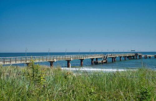 mit Meerblick und Balkon, strandnah, gratis Nutzung vom AHOI Erlebnisbad und Sauna in Sellin - Meeresblick FeWo 51 - Foto 31