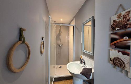 Embruns maison spacieuse rénovée 5 ch 3 sdb 2 WC belle terrasse aménagée barbecue à 250 m de la plage en plein centre d' Arromanches au coeur des plages du débarquement, proximité de Bayeux - Foto 31