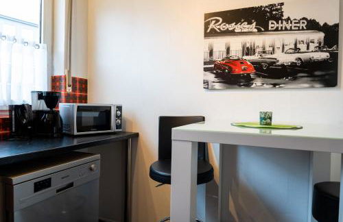 Fewo Art City-Studio Kassel 7, groß, modern, citynah, kostenfreie Parkplätze, Süd-Balkon, ruhig, Herkulesblick, voll ausgestattet - Foto 23