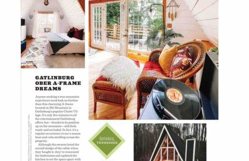 Big Mountain View! Downtown Gatlinburg Chalet Village! Hot Tub! Fan Favorite! AFrame Dreams! Magazine-Featured! Stunning Interiors! Little Green Cabin - Photo 11