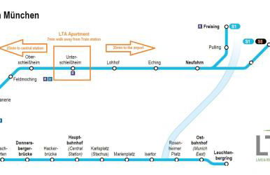 LTA Apartment Unterschleißheim bei München - 6P, Parkplatz, S-Bahn - Foto 20