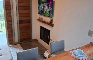 Chalé Bela Montanha Vista Pedra Azul Lareira e Charme - Foto 5