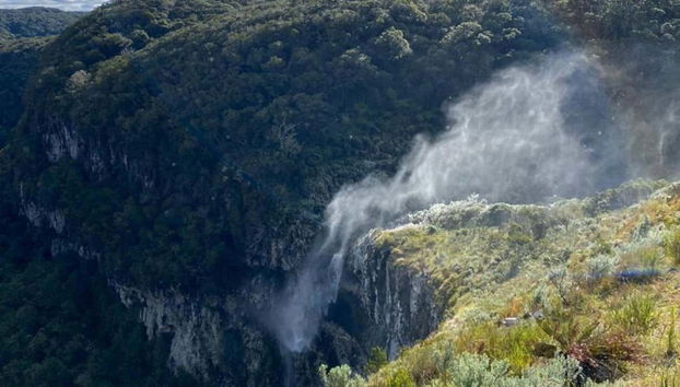 Vista dos cânions de Mampituba