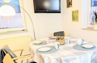 Monteurswohnung Kassel Ferienwohnung Kiwi Parkplatz Küche 1- 4 Personen EG Modern - Foto 2