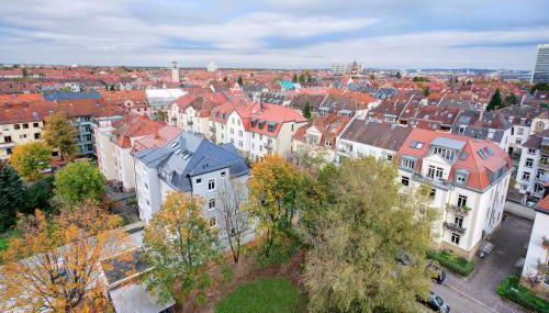 Blick über Karlsruhe - Ferienwohnung Panorama - Foto 2