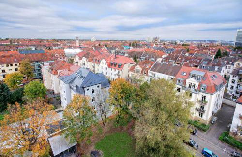 Blick über Karlsruhe - Ferienwohnung Panorama - Foto 2