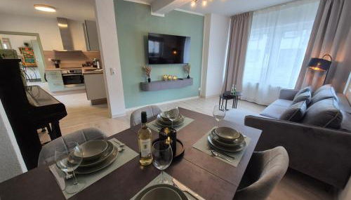 NAVIA Luma - Design Apartment - Stylisch, voll ausgestattet, mit Parkplatz - Foto 5